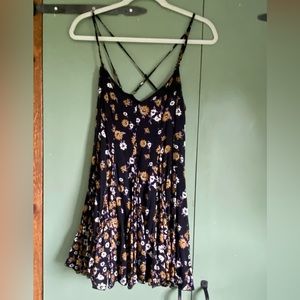 Free People Flower Strappy Back Swing Dress 2